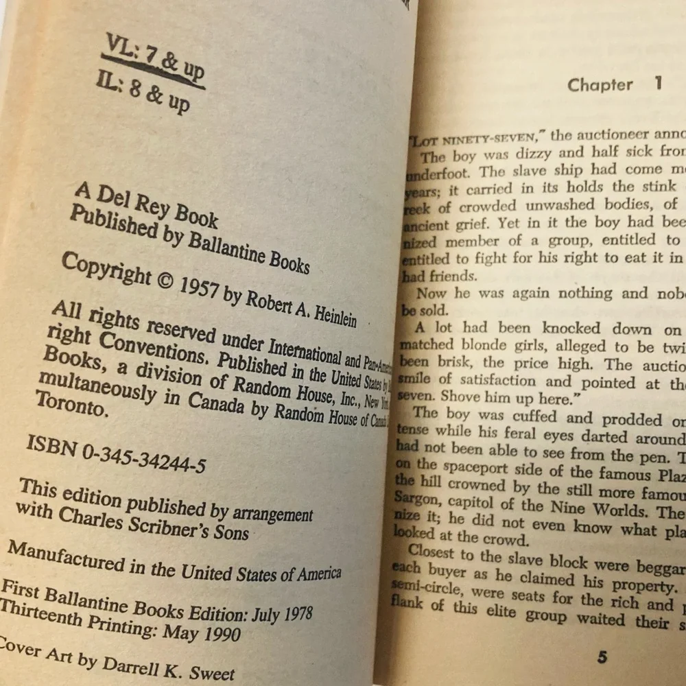 Vintage books by